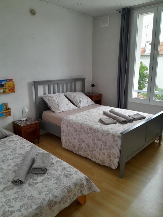 Villa La Desiree - Haut De Villa, 68M2, 8 Personnes Max, Climatise, 4 Etoiles, 120M2 De Jardin Et Parking, Wifi, Vu Mer อองทีบส์ ภายนอก รูปภาพ